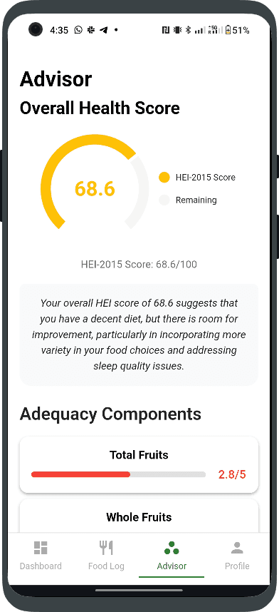 Advisor - Get personalized health insights